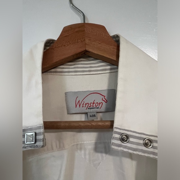 White Winston equestrian button up size 40R - Picture 4 of 8
